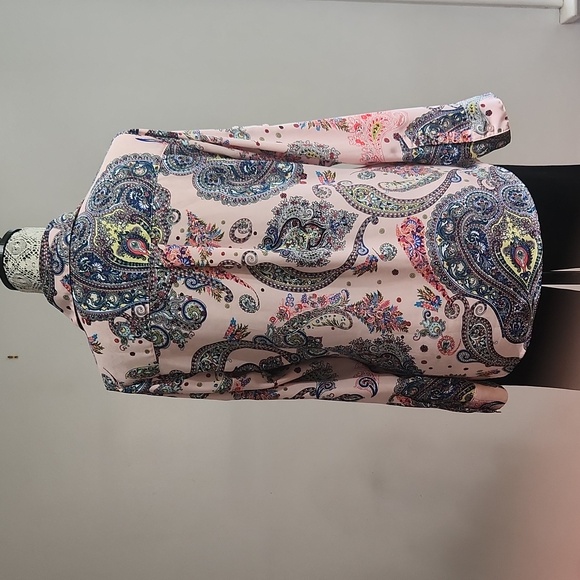 [M] EXPRESS Portofino Paisley Top - Picture 3 of 5